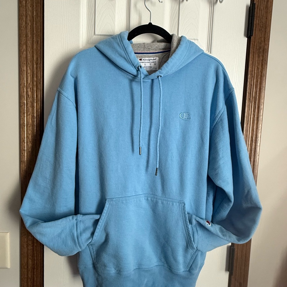Champion Men's Blue Hoodie